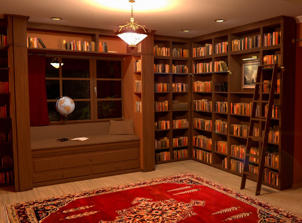Library 3D Visualization
